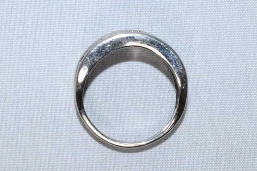 10 KT White Gold Diamond Ring - image 4