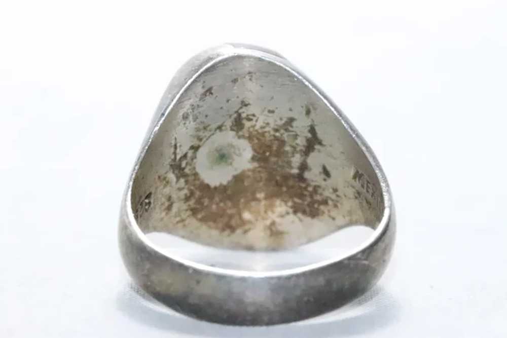 Vintage Sterling Silver Tiger Eye Ring - image 3