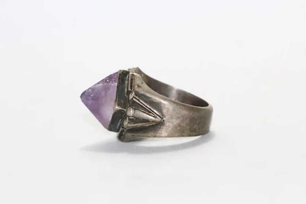 Sterling Silver Amethyst Ring - image 2