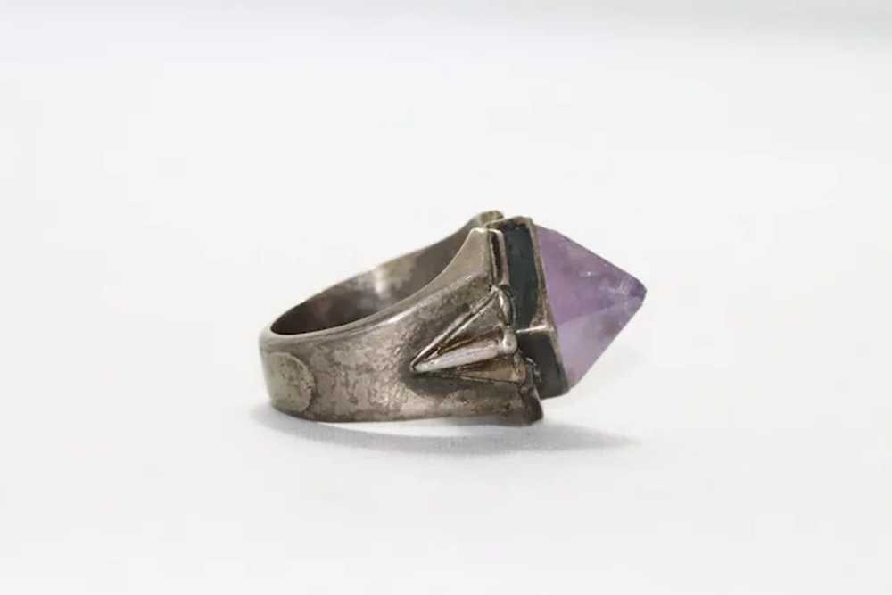 Sterling Silver Amethyst Ring - image 4