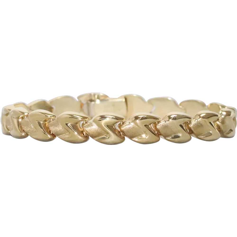 14KT Yellow Gold Italian Bracelet - image 1