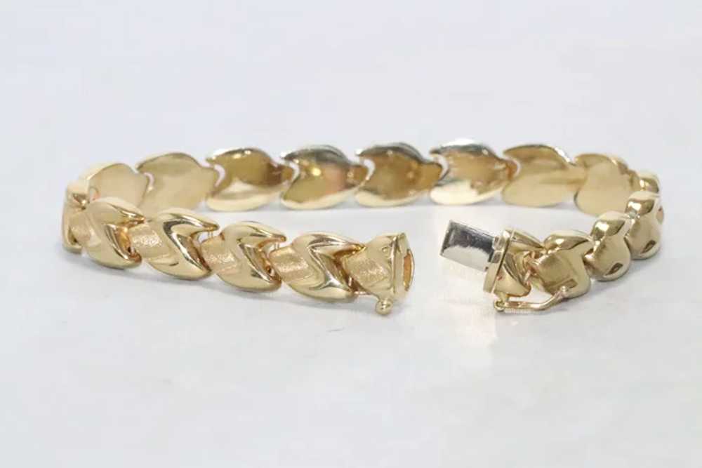 14KT Yellow Gold Italian Bracelet - image 3