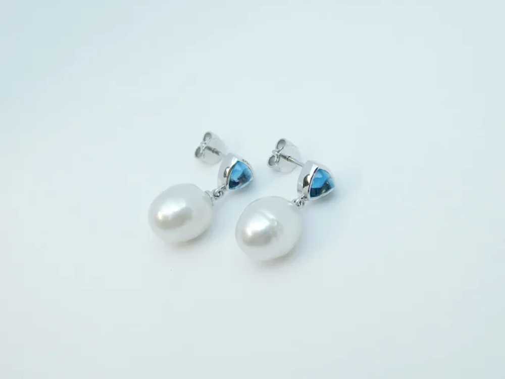 Beautiful South Sea Cultured Pearl and  1.10 ctw … - image 10