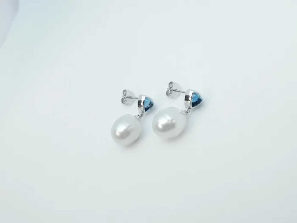 Beautiful South Sea Cultured Pearl and  1.10 ctw … - image 7