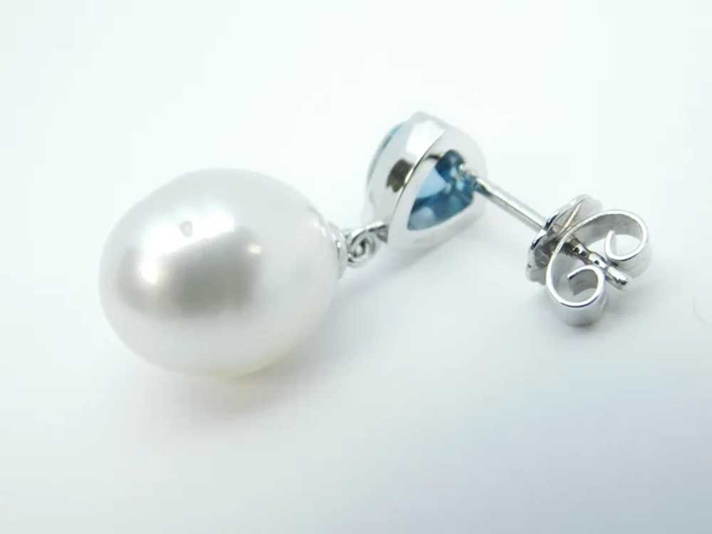 Beautiful South Sea Cultured Pearl and  1.10 ctw … - image 8