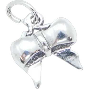 Bow Charm Sterling Silver - image 1