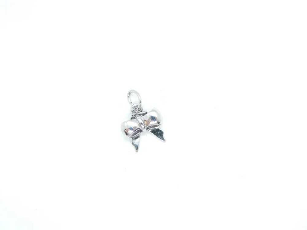 Bow Charm Sterling Silver - image 5
