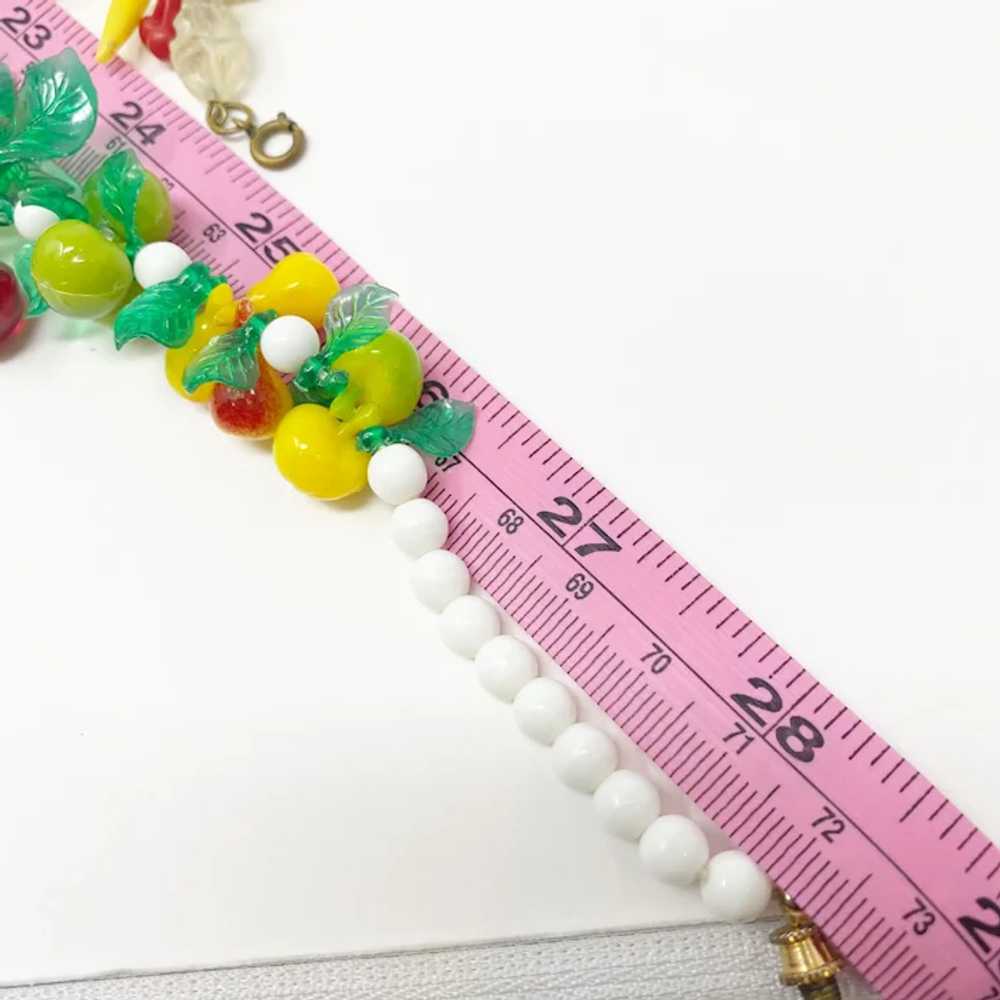 582 Set of Vintage Plastic Fruit Cluster Necklaces - image 12