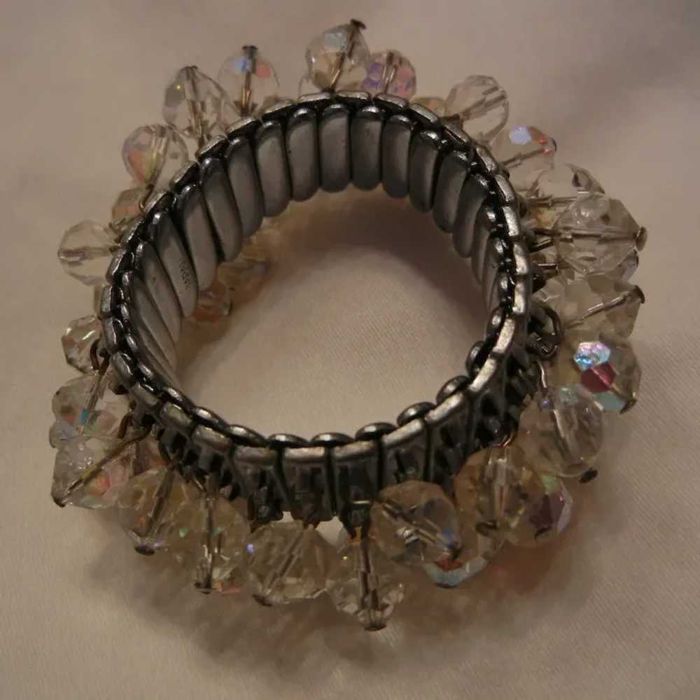 Gorgeous vintage Japan Crystal Expansion Bracelet - image 2