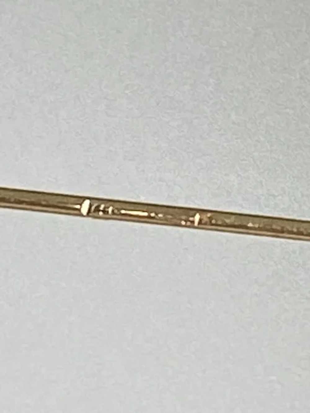 14K YG Hat or Lapel Pin - image 6