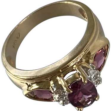 14K YG Tourmaline Ring