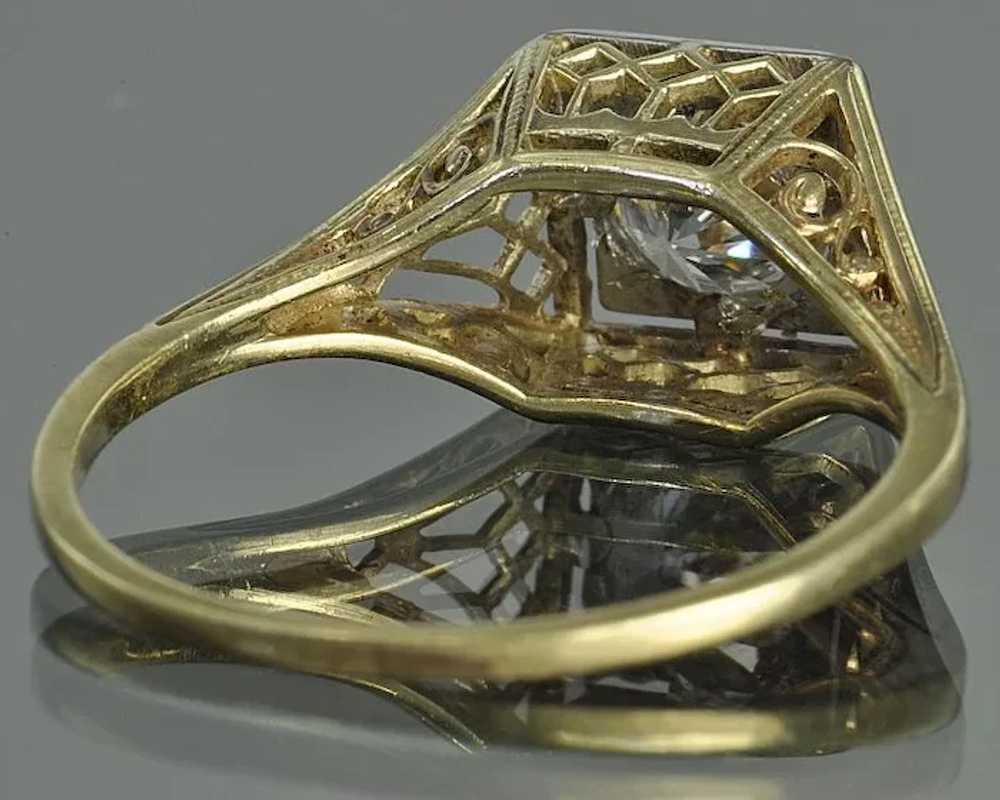 .50 Carat Vintage Diamond Wedding Ring - image 4