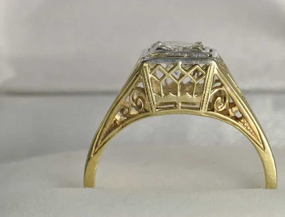 .50 Carat Vintage Diamond Wedding Ring - image 5