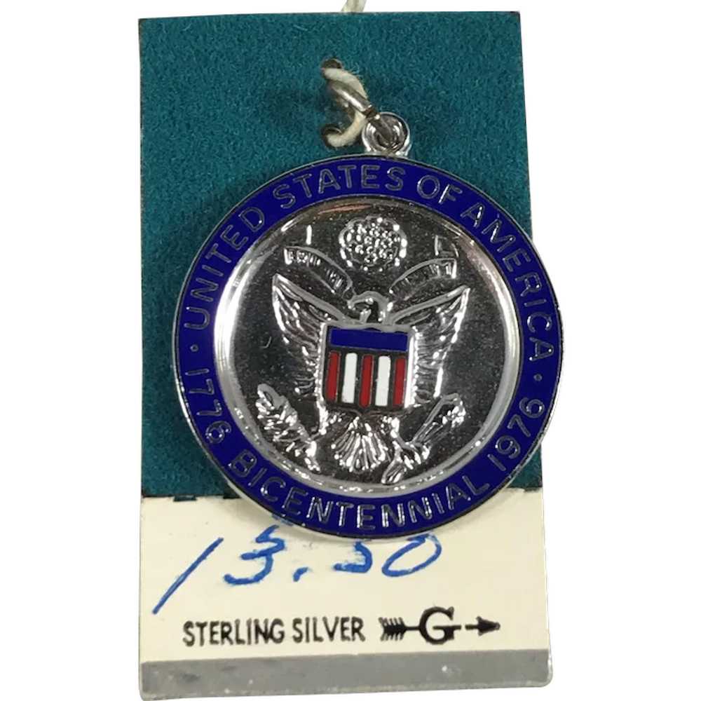 New Old Stock Sterling Silver Bicentennial Charm - image 1