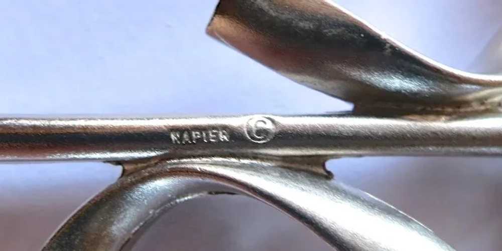 Napier Silver Tone Modern Pendant Necklace - image 4
