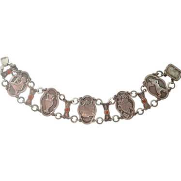 Vintage Souvenir Panel Bracelet From Israel - image 1