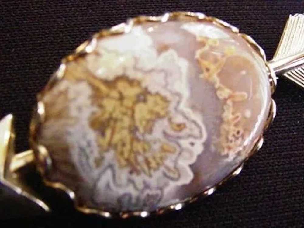 Crazy Lacy Agate Arrow Pin - image 3