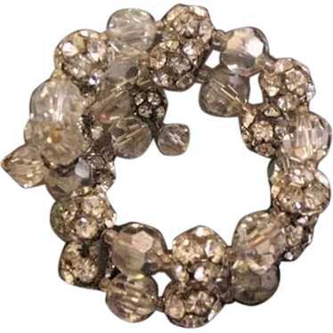 Crystal and Rhinestone Wrap Bracelet
