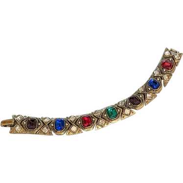 Jewel Colors Rhinestone Bracelet