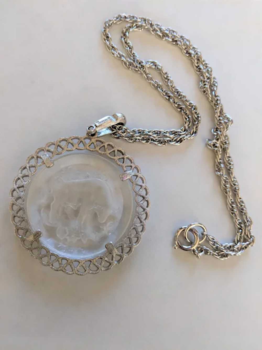 Mid-Century Trifari Taurus Necklace - image 2