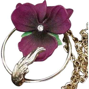 Vintage NWT Violet Necklace - image 1