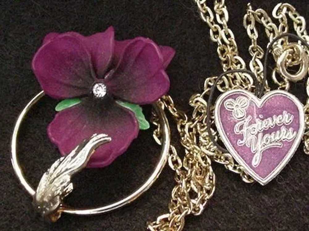 Vintage NWT Violet Necklace - image 2