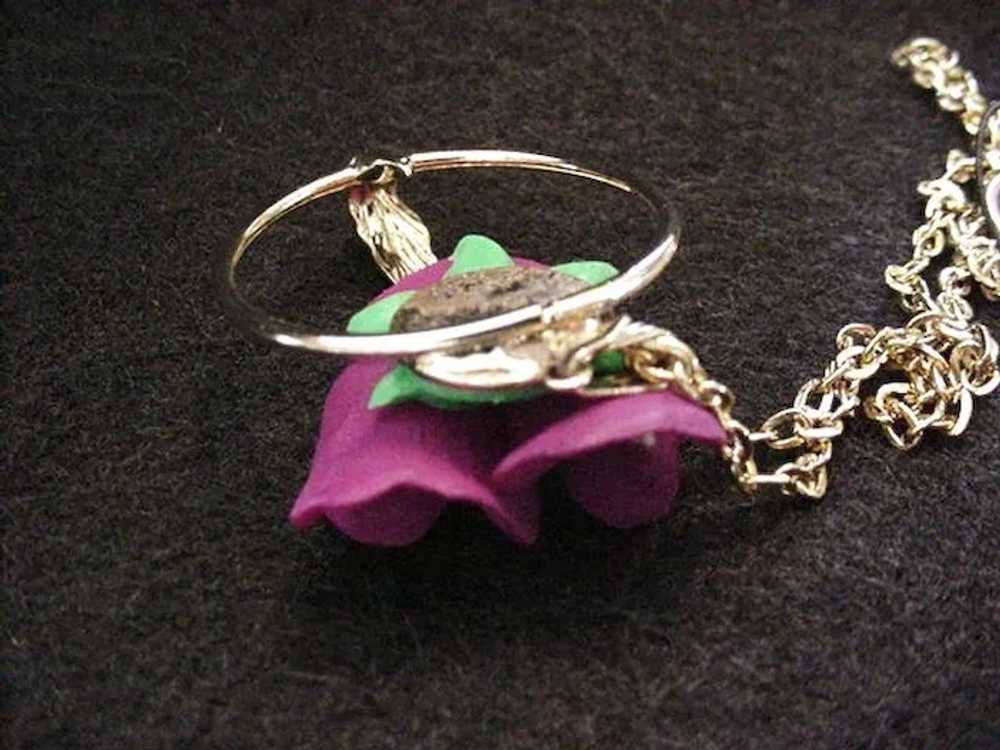 Vintage NWT Violet Necklace - image 4
