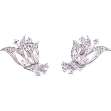 VS Diamond Palladium Earrings