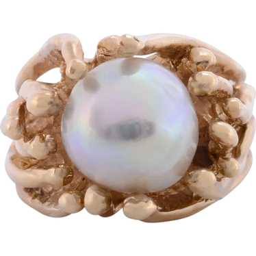 Cultured Pearl Custom Ring
