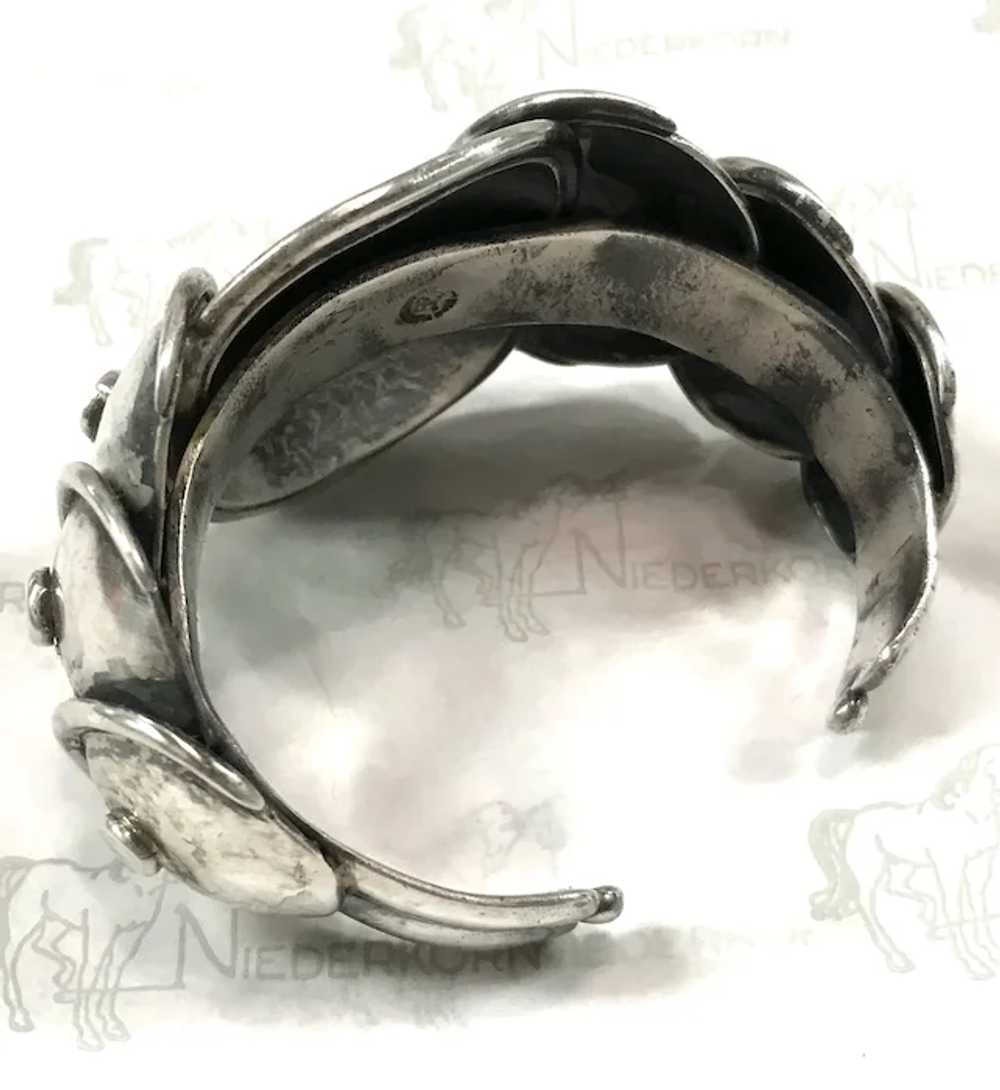 Hector Aguilar Sterling Silver Armadillo Cuff Bra… - image 2