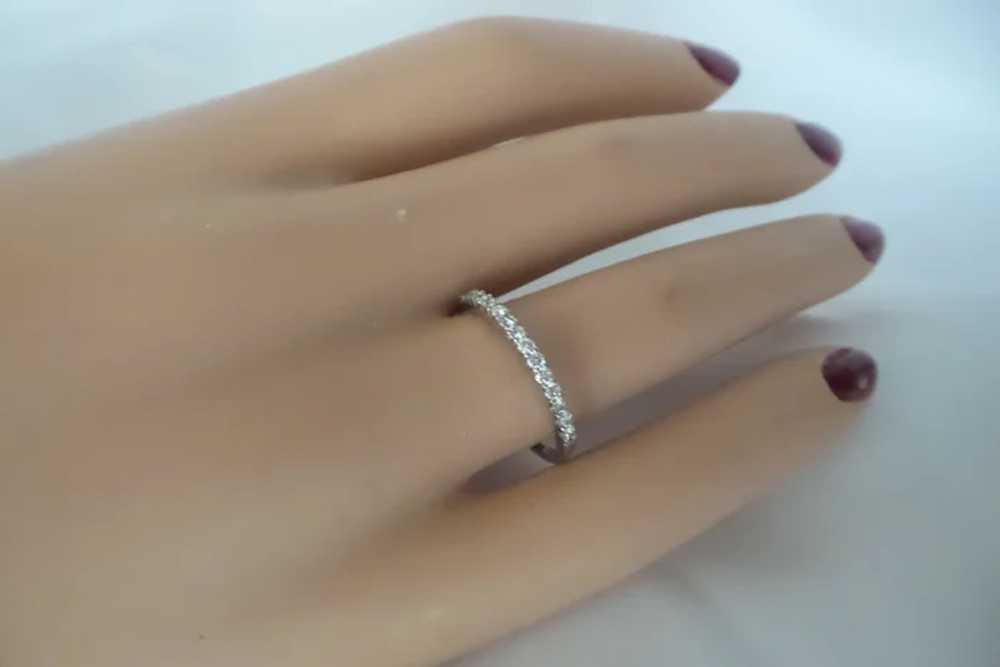 Fine Estate Solid 14kt Natural Princess Cut Diamo… - image 5