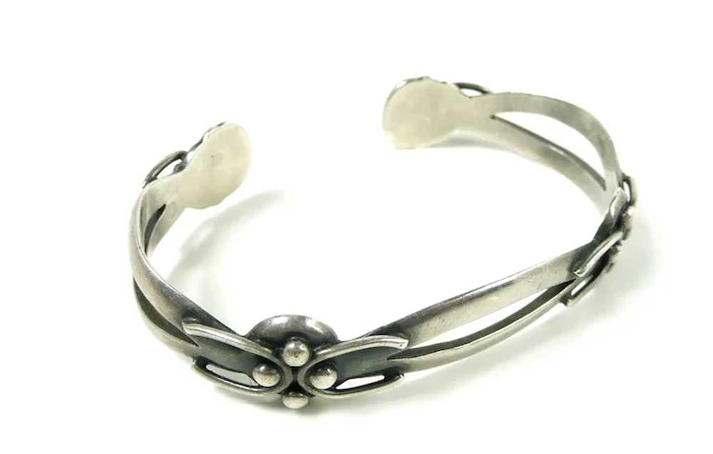Skillful Maricela Single Oval Cuff Bracelet c. 19… - image 3