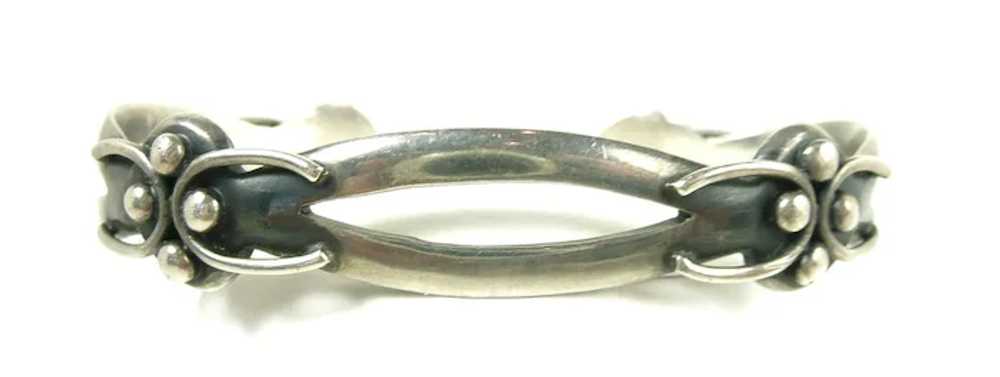 Skillful Maricela Single Oval Cuff Bracelet c. 19… - image 4