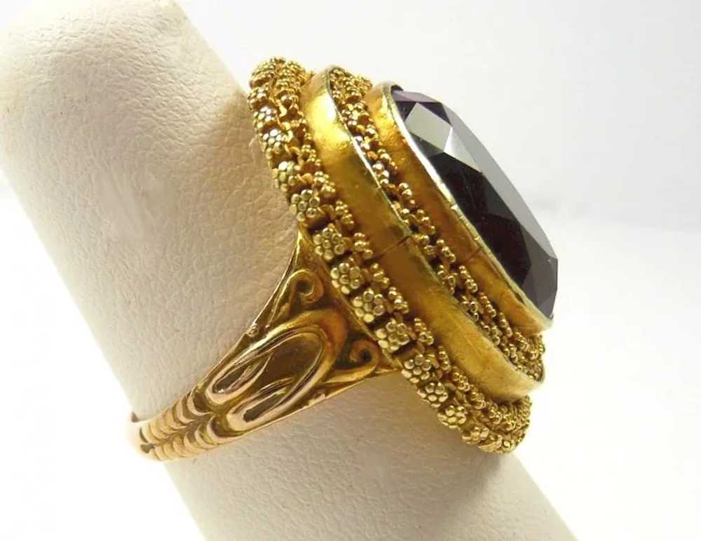 Entrancing Etruscan Revival Ring by Charles Packe… - image 2