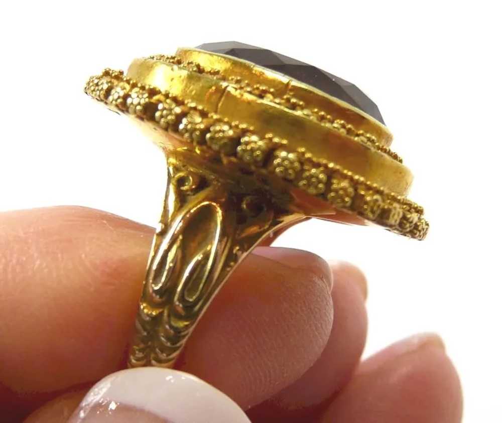 Entrancing Etruscan Revival Ring by Charles Packe… - image 3