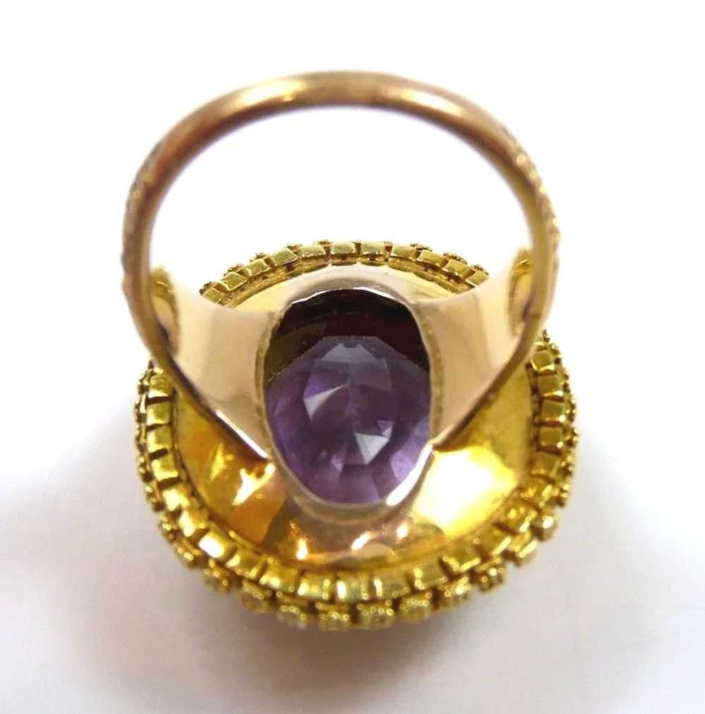 Entrancing Etruscan Revival Ring by Charles Packe… - image 5