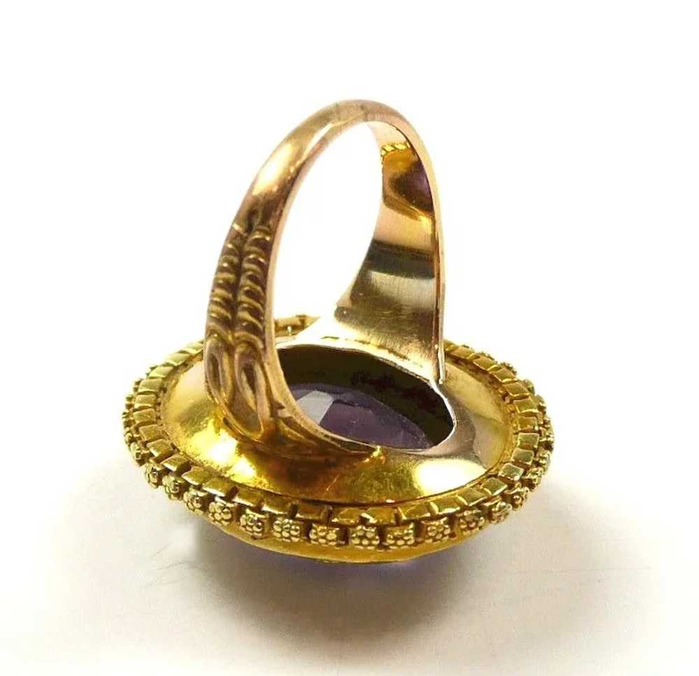 Entrancing Etruscan Revival Ring by Charles Packe… - image 6