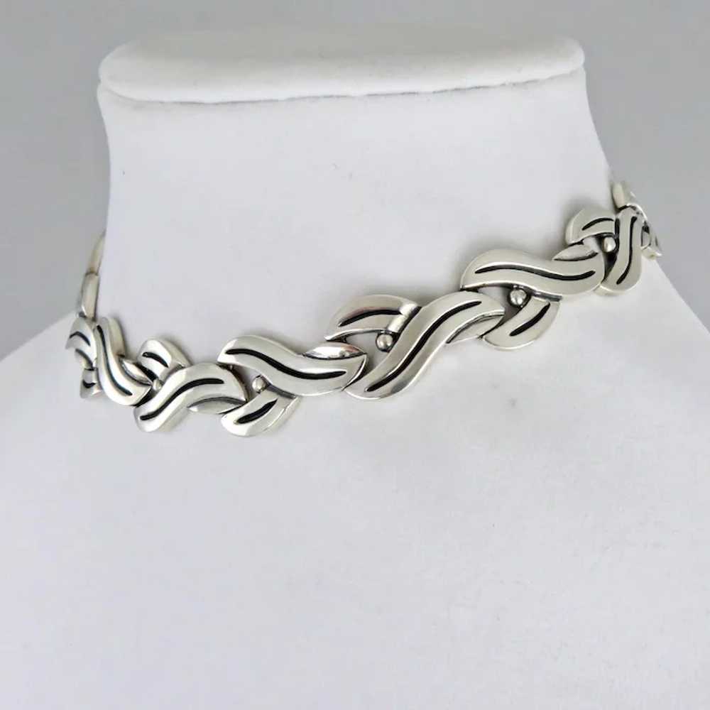 Taxco/Mexico Sterling Silver Necklace, Bracelet &… - image 5