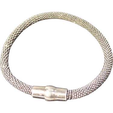 Roberto Coin Woven Magnetic Bracelet in Gold-Tone Sterling Silver –