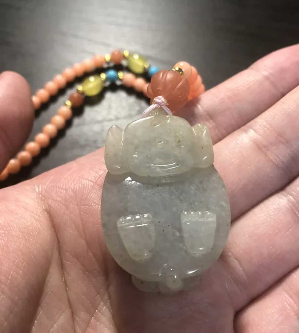 Jade hot sale turtle pendant