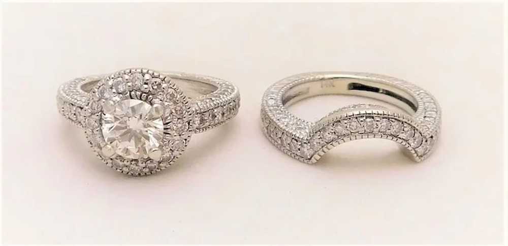 2.45 Carat Handcrafted Diamond Bridal Set - image 10