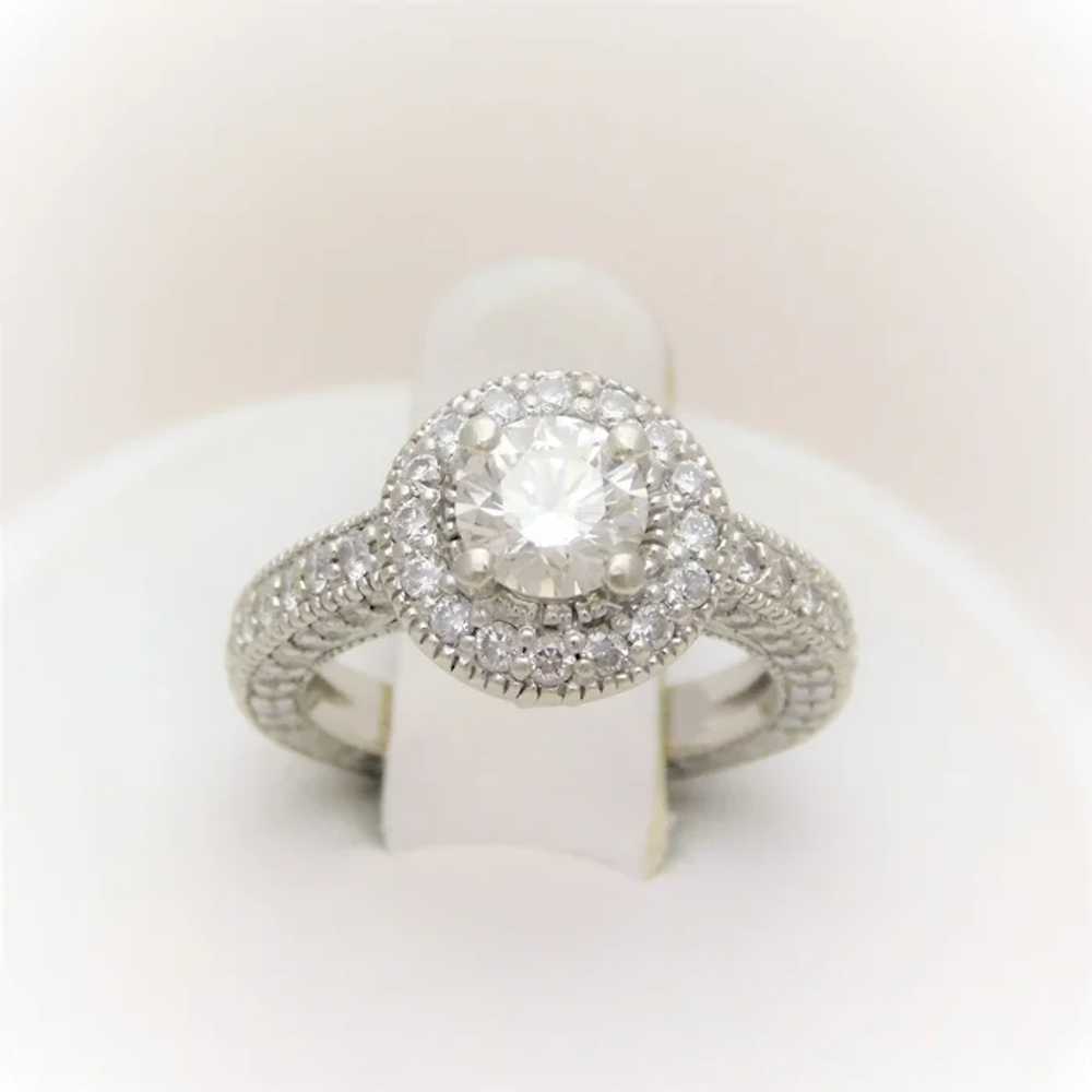 2.45 Carat Handcrafted Diamond Bridal Set - image 5