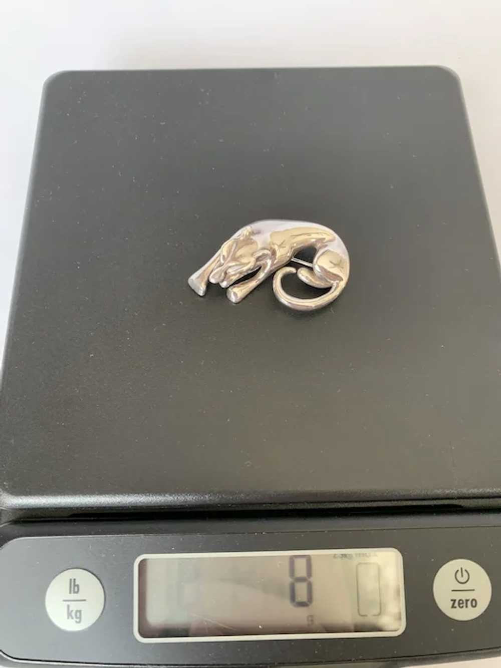 Sterling Jaguar Pin/Pendant - image 8