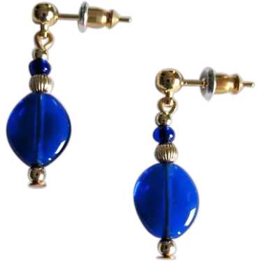 GORGEOUS Venetian Art Glass Earrings, RARE 1930's… - image 1