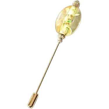 EXQUISITE Art Deco Venetian Glass Stick Pin, RARE… - image 1