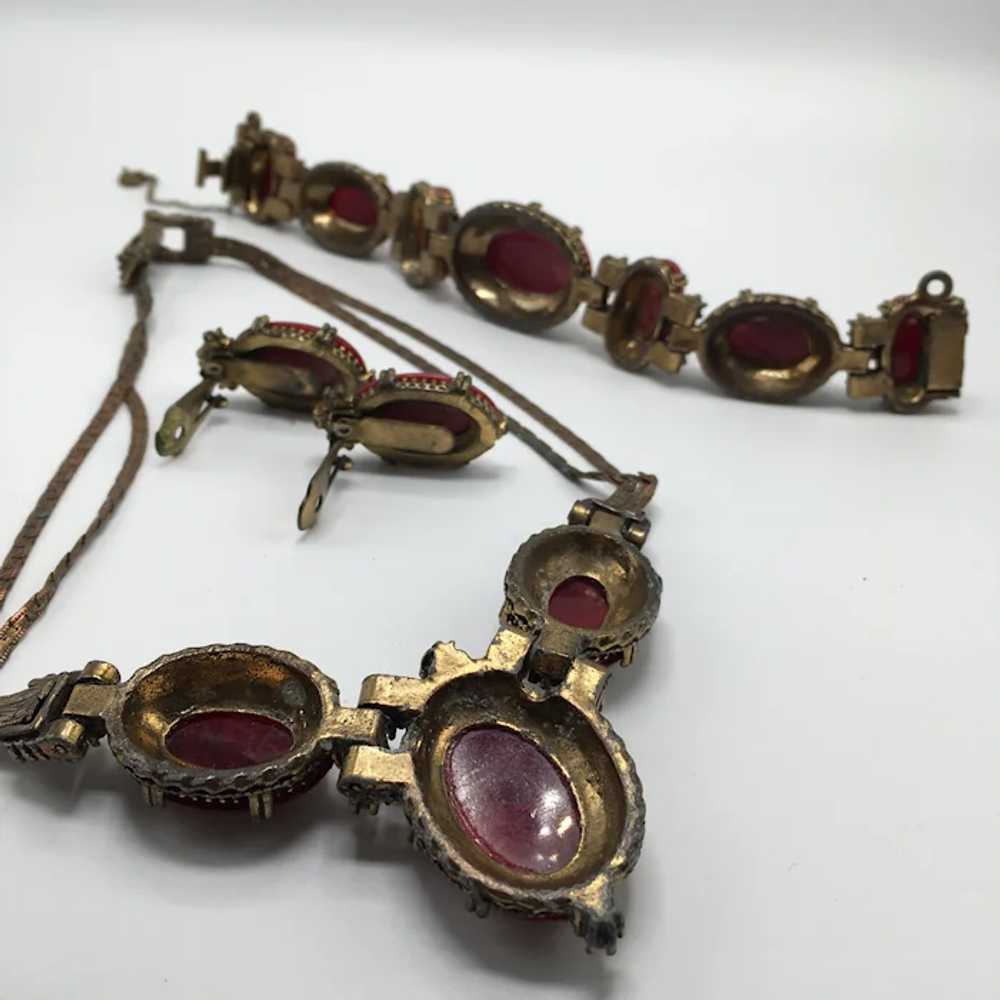 1950s Selro & Selini Demi-Parure Necklace, Bracel… - image 4