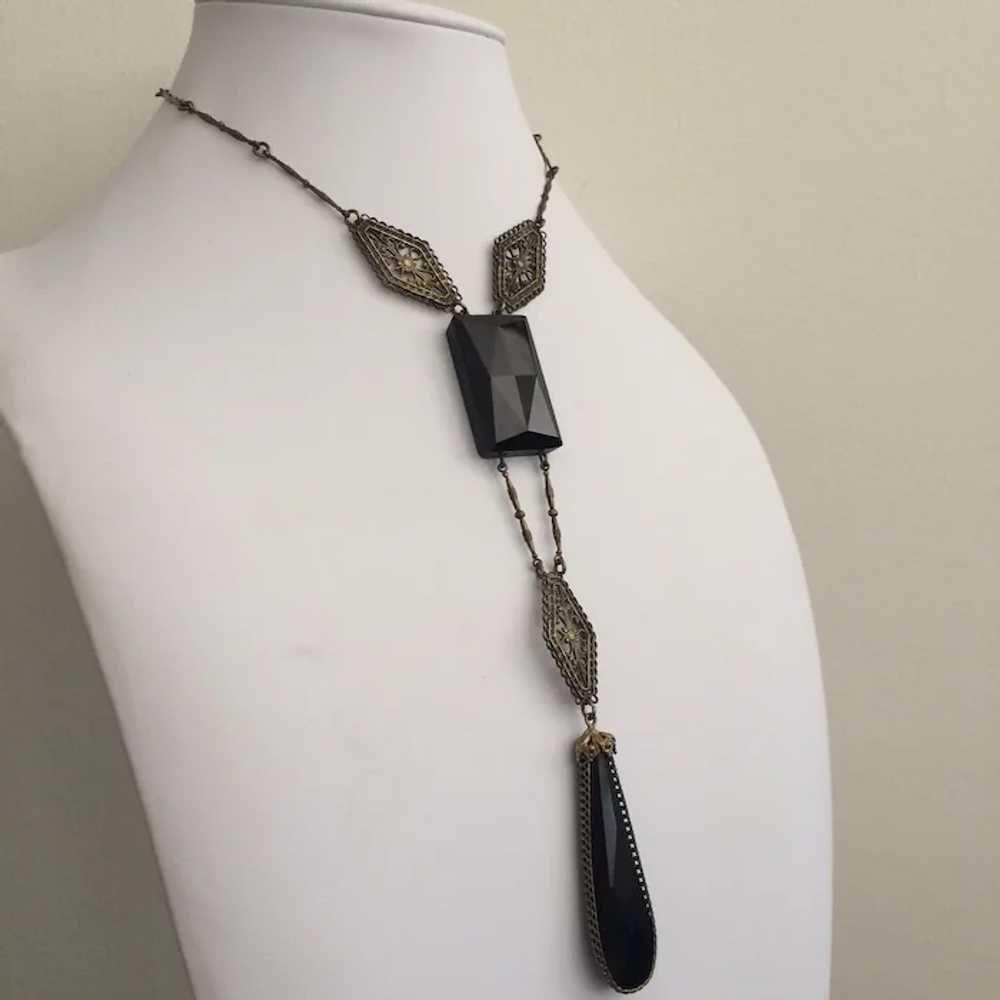 Delicately Crafted 1920's Necklace - image 2