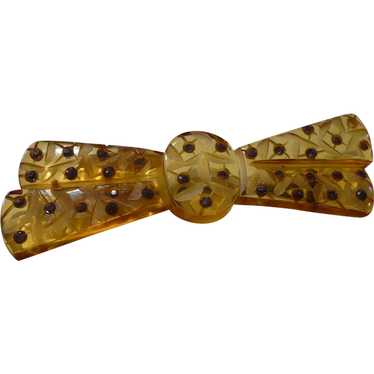 Applejuice Bakelite Bow Pin