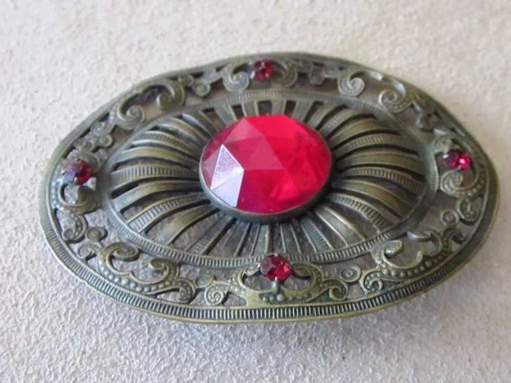 Victorian Sash Pin or Brooch Large and Stunning - image 5