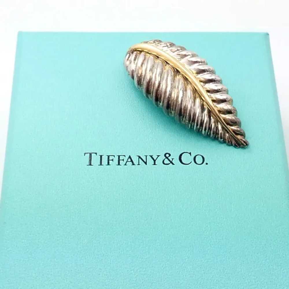 Authentic! Tiffany & Co. 18k Yellow Gold Silver L… - image 5